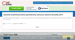 Desktop Screenshot of annales-concours.cap-public.fr