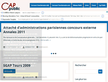 Tablet Screenshot of annales-concours.cap-public.fr